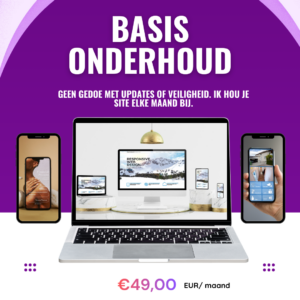 Basis onderhoud - maandelijks