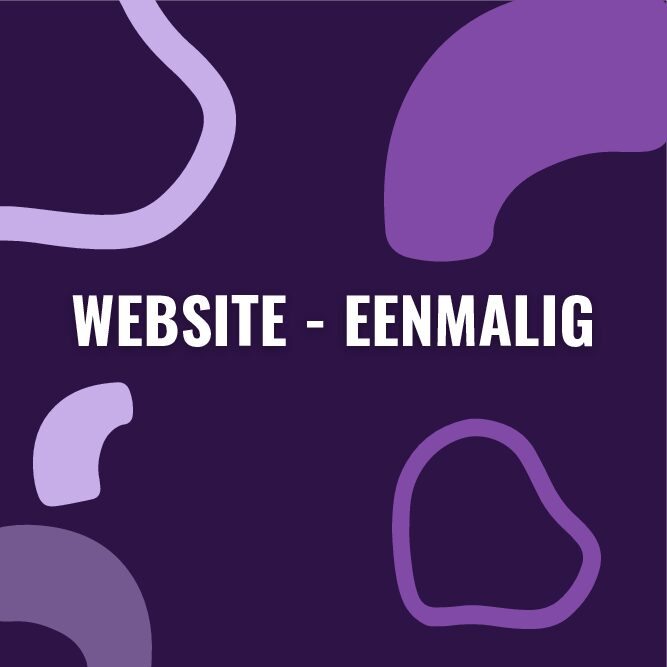 Website - Eenmalig